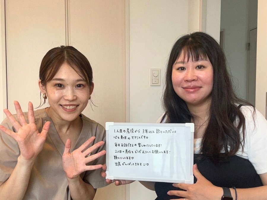 産後3年以上通われているマタニティのお客様からのご感想とdaily